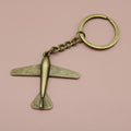 Zinc Alloy Airplane Shape Keychain For Car Key Ring view 6