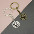 Metal Hollow Pharaoh Tag Keychain Egyptian Style Gift view 1