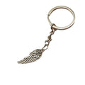 Metal Double Sided Rose Wing Keychain Bag Charm Gift view 5