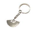 Zinc Alloy Minimalist Fan Keychain Bag Charm Gift view 5