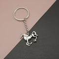 Zinc Alloy Simple Horse Keychain Bag Charm Gift view 1