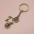Metal Minimal Bicycle Keychain Bag Charm view 6
