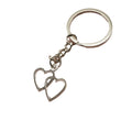 Metal Double Heart Keychain Romantic Bag Charm Gift view 5