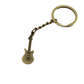 Zinc Alloy Minimal Guitar Keychain Bag Charm Gift view 5