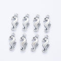 Antique Silver Zinc Alloy Seahorse Charm Pendant for DIY Necklace Bracelet Jewelry Making view 2