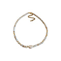 Gold Plated Shell Imitation Pearl Geometric New Chinese Style Choker Necklace For Women view 5