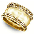 Vintage Bold Smooth Twisted Ring For Women Light Luxury Index Finger Fashion Jewelry view 5