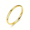 Minimalist Korean Style Men's Curved Full Finger Ring, Trendy Student Index Ring And Pinky Ring view 6