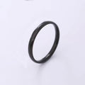 Minimalist Korean Style Men's Curved Full Finger Ring, Trendy Student Index Ring And Pinky Ring view 3