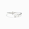 European American Open Mobius Ring With Arabic Numerals, Korean Style Personalized Women's Finger Ring view 5