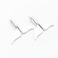 Antique Silver Zinc Alloy Whale Tail Charm Pendant for DIY Necklace Bracelet Jewelry Making view 1