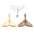 Zinc Alloy Whale Tail Charm Pendant No.834504 for DIY Necklace Bracelet Jewelry Making view 5