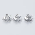 Vintage Alloy Fish Charm Pendant For DIY Jewelry Accessories Necklace Bracelet Making – Antique Silver view 2