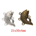Vintage Alloy Fish Charm Pendant For DIY Jewelry Accessories Necklace Bracelet Making (2755) view 1