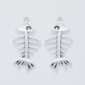 Vintage Alloy Fish Charm Pendant For DIY Jewelry Accessories Necklace Bracelet Making – Antique Bronze view 3