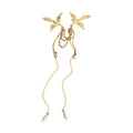 New Chinese Style Copper Phoenix Pearl Tassel Brooch Fashion Animal Lapel Pin Accessory view 5