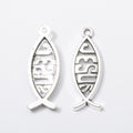 Zinc Alloy Fish Charm Pendant No.437535 for DIY Necklace Bracelet Jewelry Making view 3