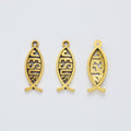 Zinc Alloy Fish Charm Pendant No.437535 for DIY Necklace Bracelet Jewelry Making view 4