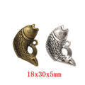 Zinc Alloy Fish Charm Pendant No.089808 for DIY Necklace Bracelet Jewelry Making view 1