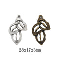 Zinc Alloy Leaf Charm Pendant No.985933 for DIY Necklace Bracelet Jewelry Making view 1