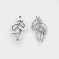 Zinc Alloy Leaf Charm Pendant No.985933 for DIY Necklace Bracelet Jewelry Making view 3