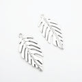 Zinc Alloy Leaf Charm Pendant No.689245 for DIY Necklace Bracelet Jewelry Making view 3