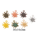 Zinc Alloy Rose Charm Pendant No.438312 for DIY Necklace Bracelet Jewelry Making view 1