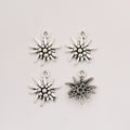 Zinc Alloy Rose Charm Pendant No.438312 for DIY Necklace Bracelet Jewelry Making view 3