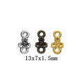 Zinc Alloy Rose Charm Pendant No.239688 for DIY Necklace Bracelet Jewelry Making view 1