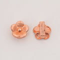 Zinc Alloy Flower Charm Pendant No.744908 for DIY Necklace Bracelet Jewelry Making view 3