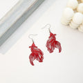 Vintage Ethnic Hollow Koi Goldfish Alloy Enamel Drop Dangle Earrings For Women Statement Earrings view 3