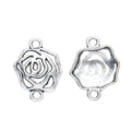 Zinc Alloy Rose Charm Pendant No.391915 for DIY Necklace Bracelet Jewelry Making view 3