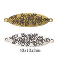 Zinc Alloy Rose Charm Pendant No.362691 for DIY Necklace Bracelet Jewelry Making view 1