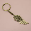 Metal Feather Wing Keychain Bag Charm Gift Accessory view 6