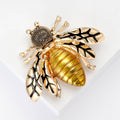 Enamel Alloy Bee Brooch Pin For Women's Clothing Decoration view 2