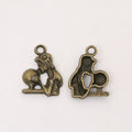 Zinc Alloy Person Charm Pendant for DIY Necklace Bracelet Jewelry Making view 2