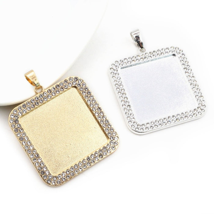25mm Gold Zinc Alloy Charm Pendant No.941269 for DIY Necklace Bracelet Jewelry Making