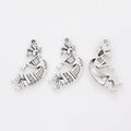 Antique Silver Zinc Alloy Person Charm Pendant for DIY Necklace Bracelet Jewelry Making view 2