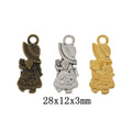 Zinc Alloy Princess Charm Pendant for DIY Necklace Bracelet Jewelry Making view 1