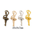 Zinc Alloy Dancing Girl Charm Pendant No.138958 for DIY Necklace Bracelet Jewelry Making view 1