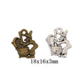 Zinc Alloy Witch Charm Pendant for DIY Necklace Bracelet Jewelry Making view 1