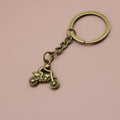 Zinc Alloy Double Sided Motorcycle Racer Keychain Key Ring Gift view 6