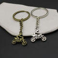 Zinc Alloy Double Sided Motorcycle Racer Keychain Key Ring Gift view 3