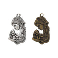 Zinc Alloy Person Charm Pendant No.716553 for DIY Necklace Bracelet Jewelry Making view 4