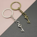 Zinc Alloy Skull Key Keychain For Bag Charm Gift view 1