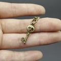 Zinc Alloy Skull Key Keychain For Bag Charm Gift view 4