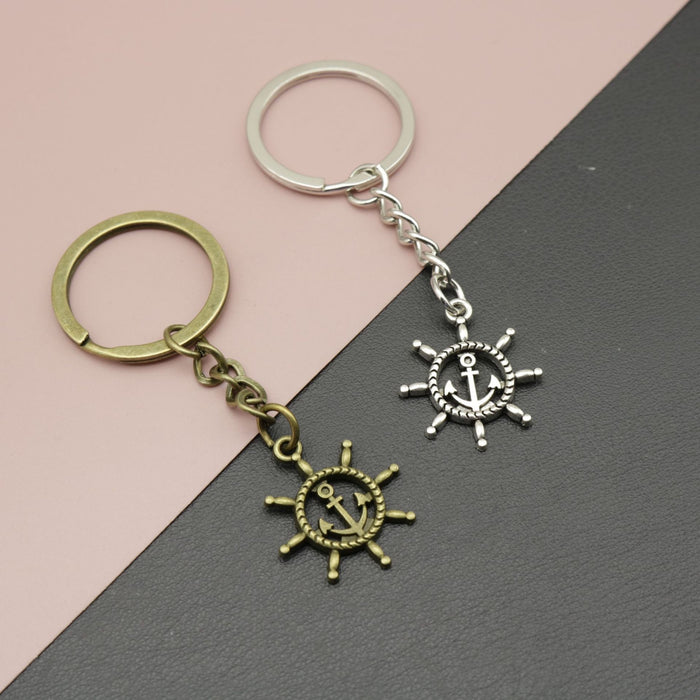 Zinc Alloy Paddle Shape Keychain Bag Charm Gift