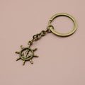 Zinc Alloy Paddle Shape Keychain Bag Charm Gift view 6