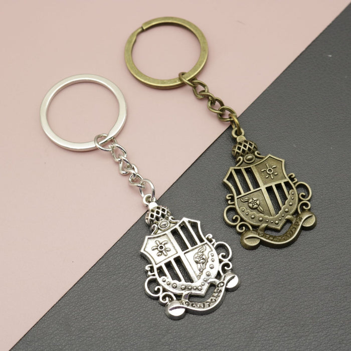 Metal Small Badge Style Keychain Bag Charm