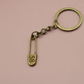 Zinc Alloy Safety Pin Keychain For Bag Charm view 6
